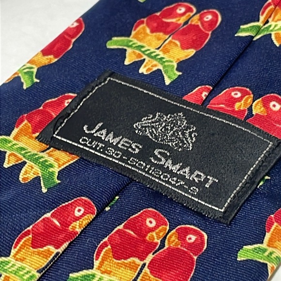 James smart Love Birds tie - Picture 2 of 2